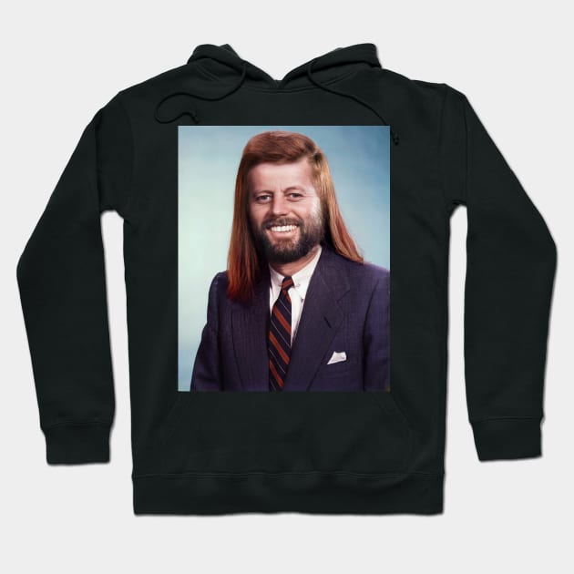 Hipster JFK Hoodie by UncleWalrus